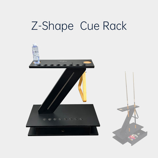 Z-Shape Billiard Cue Rack