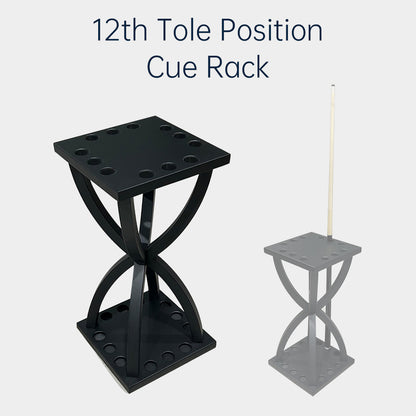 12th Tole Position Metal Billiard Cue Rack