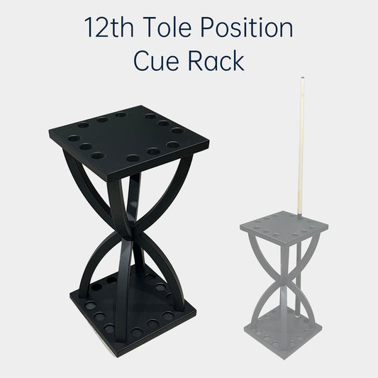 12th Tole Position Metal Billiard Cue Rack