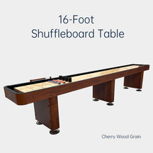 16-Foot  Shuffleboard Table,Board Games, Family Entertainment, Manufacturer Direct Sales