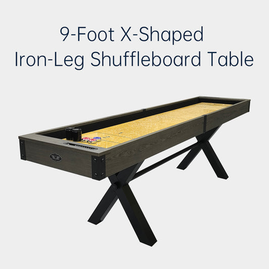 9-Foot Shuffleboard Table,Board Games, Family Entertainment, Manufacturer Direct Sales