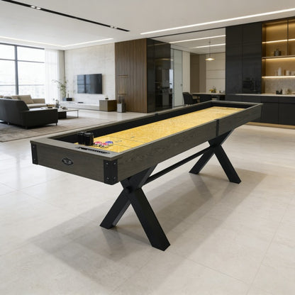 9-Foot Shuffleboard Table,Board Games, Family Entertainment, Manufacturer Direct Sales