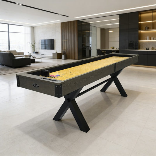 9-Foot Shuffleboard Table,Board Games, Family Entertainment, Manufacturer Direct Sales