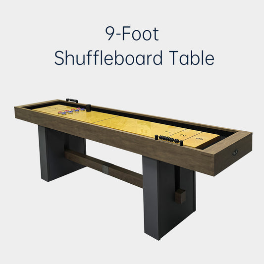 9-Foot  Shuffleboard Table,Board Games, Family Entertainment, Manufacturer Direct Sales