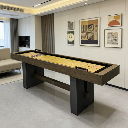 9-Foot  Shuffleboard Table,Board Games, Family Entertainment, Manufacturer Direct Sales