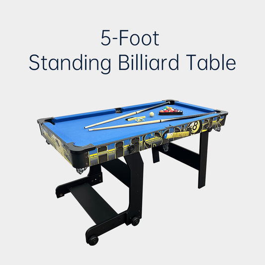 5-Foot Standing Billiard Table,Children's Pool Table, Foldable, Direct from Manufacturer