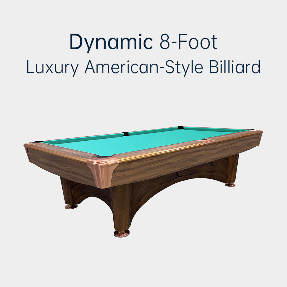 Dynamic 8-Foot Luxury American-Style Billiard,Home Pool Table, Family Entertainment Pool Table, Manufacturer Direct Sales