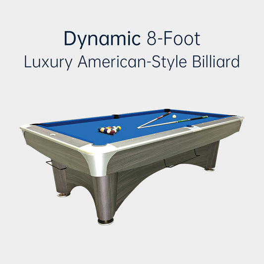 Dynamic 8-Foot Luxury American-Style Billiard,Home Pool Table, Family Entertainment Pool Table, Manufacturer Direct Sales