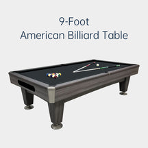 American 9-Ball Pool Table For Bars, Home Entertainment, and Pool Clubs Factory Direct Sales