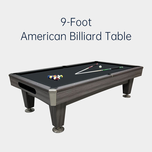 American 9-Ball Pool Table For Bars, Home Entertainment, and Pool Clubs Factory Direct Sales