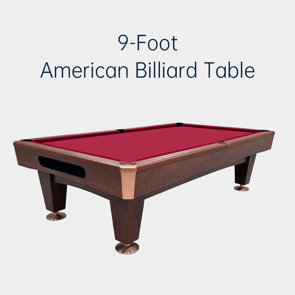 American 9-Ball Pool Table For Bars, Home Entertainment, and Pool Clubs Factory Direct Sales