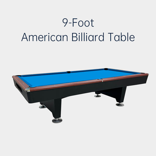 American 9-Ball Pool Table, Billiards, Home Entertainment, Billiards Club, Bar, Manufacturer Direct Sales