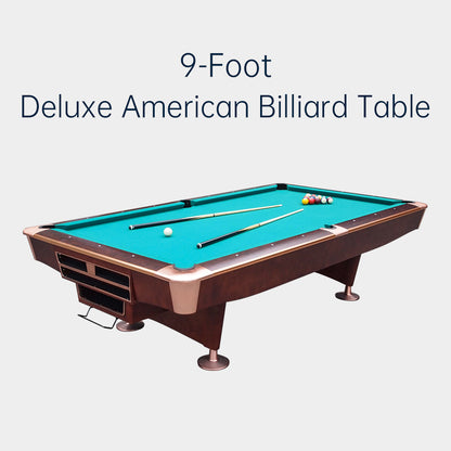 9-Foot Deluxe American Billiard Table,Billiard Table, Pool, for Commercial & Home,  Factory Direct Sales