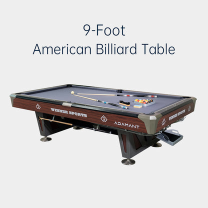 9-Foot American Billiard Table,Billiard Table, Pool, for Commercial & Home,  Factory Direct Sales