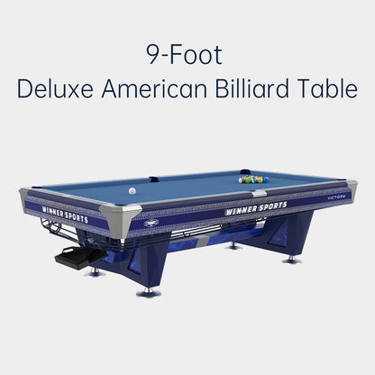 9-Foot Deluxe American Billiard Table,Billiard Table, Pool, for Commercial & Home,  Factory Direct Sales