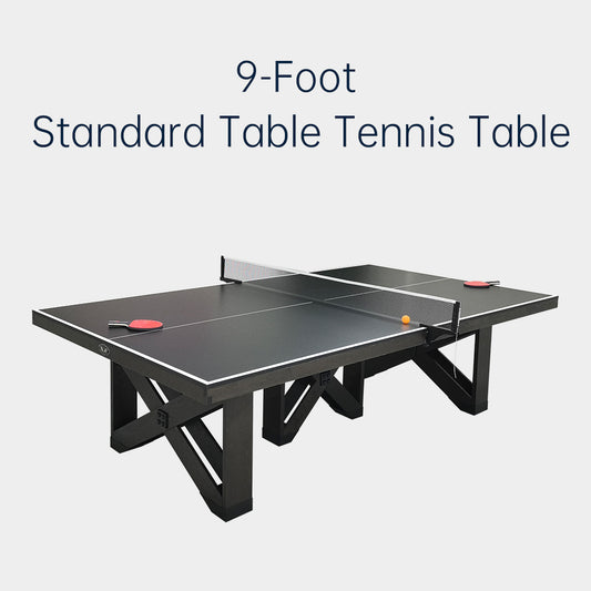 9-Foot  Standard Table Tennis Table,Board Games, Family Entertainment, Manufacturer Direct Sales